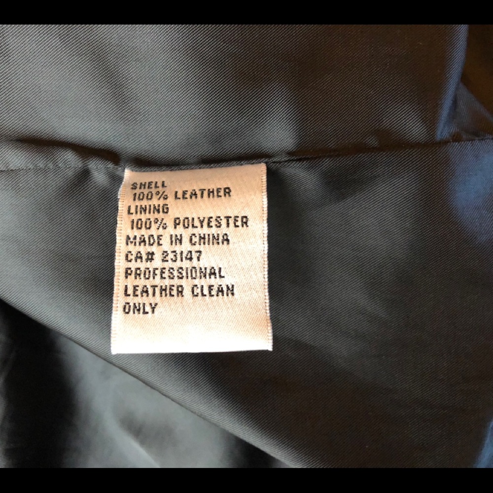 Talbots Leather Jacket - Picture 5 of 5